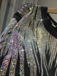 Personalised Rhinestone T Shirts Women'S Graphic 300gsm Cotton Short Sleeves