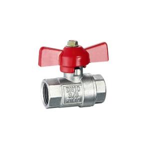 China HPb59-1 Mini Valve Ball Valve Virgin Ptfe Seat Brass Ball Valve With -20C-180C Working Temperature factory