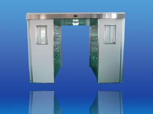 China Automatic Sliding Door Cleanroom Air Shower For Person / Cargo Dust Removal factory