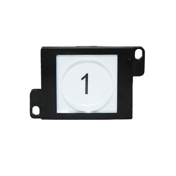 Push Acrylic Stable Elevator Touchless Button DC 24V For Lift Contactless White