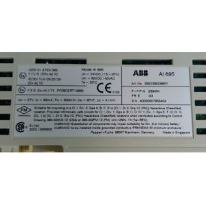ABB of 3BSC690141R1 AI893INPUT MODULE ANALOG 8 CHANNEL TC/RTD W/ INTRINSIC