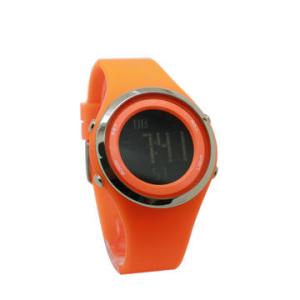 China Candy Color Plastic Case Digital Wrist Watches For Children Silicone factory