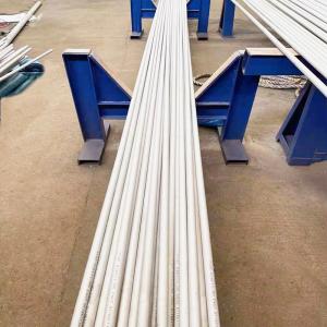 China 6 Meters Stainless Steel Round Pipe 2520 Erw Stainless Steel Tube factory