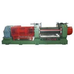 China Rubber Sheet Production Rubber Mixer Two Roll Open Mixing Mill with 1-55t Capacity factory