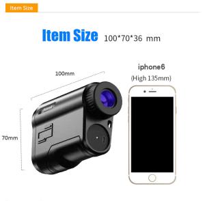 China Right View 6.5X24 Laser Golf Range Finder For Golfing High Definition factory