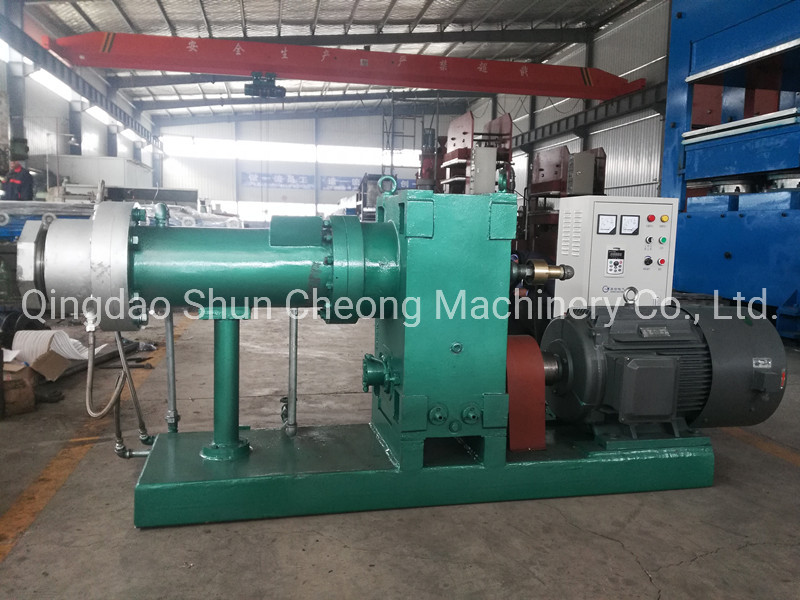 CE ISO Hot Feed Rubber Extruder Equipment / Automobile Tyre Inner Tube Extruder