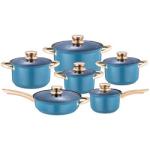 Hot Sale Color Cookware Non Stick Cookware Sets 12pcs Stainless Steel Cooking