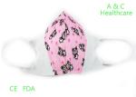 PP Non Woven Kids Disposable Masks For Dust Colored Surgical Masks