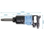 Truck Tire Repair 1 Inch Air Impact Wrench