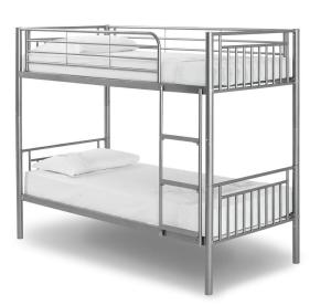 China Customized Services Heavy Duty Metal Bunk Beds , Double Deck Bed Steel factory