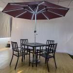 Leisure Facilities Customized Middle Pole Garden Swimming Pool Umbrella for