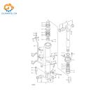 4682481 4669228 Arm Hydraulic Cylinder For Hitachi Excavator EX1200 EX1200-6