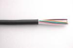 PVC Insulation Flexible Round Control Cable KVV 450/750V in black color