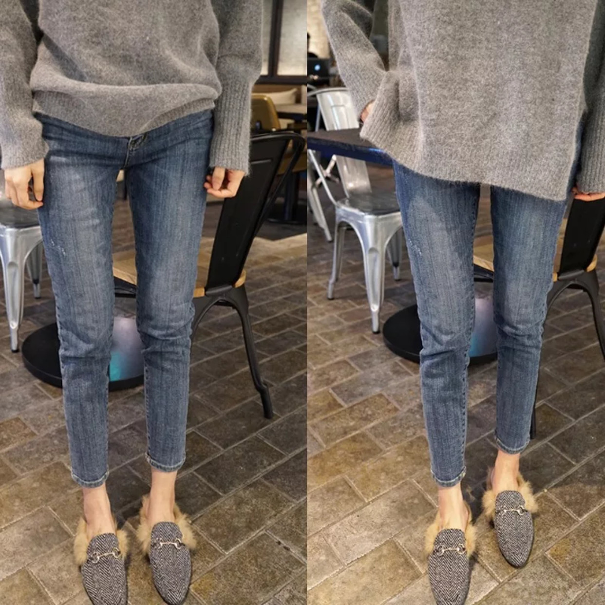 9.5 Oz Raw Gracell Cotton Denim Fabric For Boyfriend Style Jeans