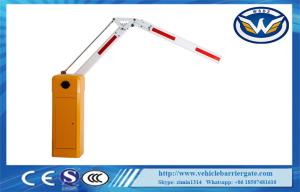 China Heavy Duty AC Motor Remote Automatic Barrier Gate Auto Reverse Folding Parking Lot Barriers factory