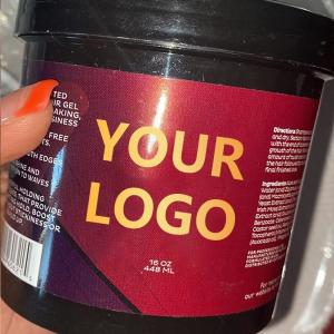 China Perfume-Free Vegan Edge Control Gel for Extreme Hold and Smooth Styling Private Label factory