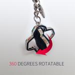 PVC Metal Personalised Key Rings for promotion gifts EN71 ASTM CPSIA Standard