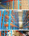 OEM Heavy Duty Adjustable Metal Shelves , Customized Warehouse Stacking Racks