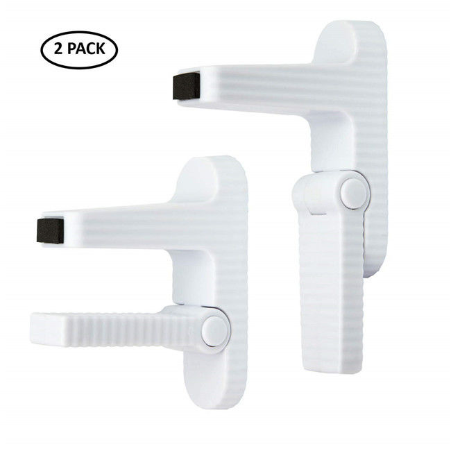 ABS Material Child Safety Door Locks 3M Adhesive Tape Durable Child / Pet Proof