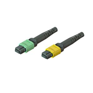 China High Precision MPO Fiber Optic Connector 3.5mm Multimode / Single Mode Fiber Type factory