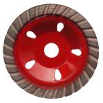 180MM Sintered Turbo Grinding Head Diamond Cup Wheel , Concrete Grinding Wheel