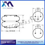 Hot sale double Convoluted Industrial air spring for Truck Firestone air bellows