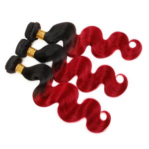 China Peruvian Ombre Human Hair Extensions With No Smell / No Chemical Process factory