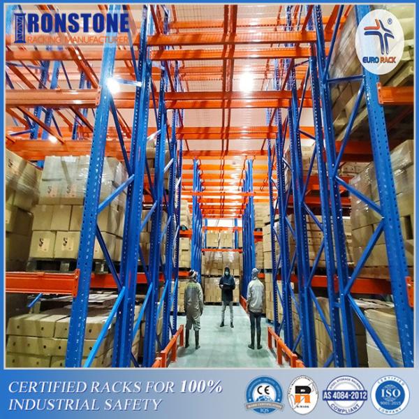 China Back To Back Double Deep Pallet Rack With Low Maintenance factory