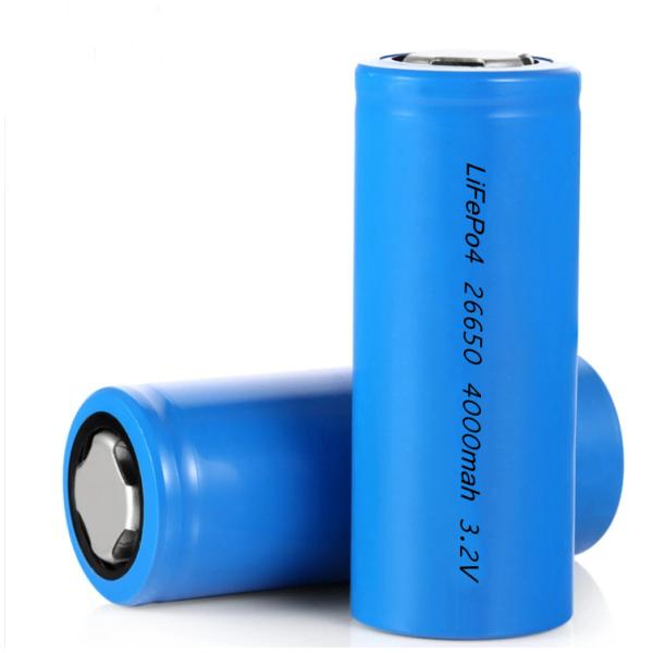 China Deep Cycle Lithium Iron Phosphate Battery 26650 3.2V 4000mAh factory