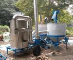 7 tons Retail Portable Grain Drying Rice Dryer Machine with Biogas Burner in
