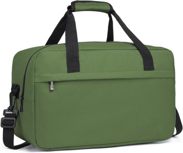Zipper 20L Under Seat Carry On Sports Tote Gym Weekender Overnight Bag For Men