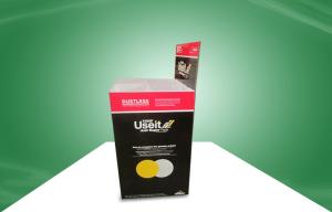 China Black Recyclable Cardboard Dump Bins Glossy / Matt PP Lamination For Retail Store factory
