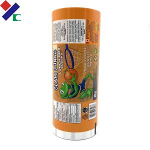 China Plastic Food Packaging Film Roll 30 Microns Leak Proof 10 Colors factory