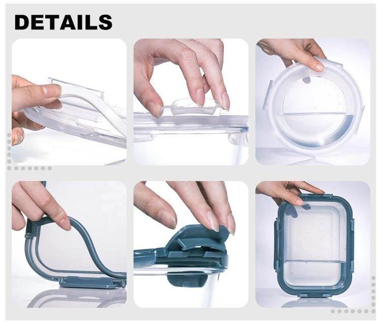 Glass Fruit Bowl Lunch Box Fruit Salad Food Storage Bowl Microwaveand Dishwasher Oven Safe