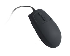 China Sealed Hygienic Optical Trackball Mouse Pointing Device Black Or White factory