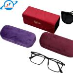Multicolored Velvet Glasses Case Retro Vintage Eyeglasses Case Eco Friendly