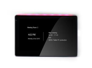 China 7 Inch Meeting Room Tablets With POE, LED light bar, Wall Mount Bracket factory