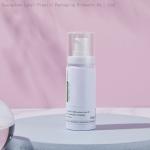 White Cylinder 30ml 50ml 60ml PET Face Mist Spray Bottle