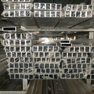 Extruded Square Aluminum Pipe Tube Alloy 6061 6063 7075 T6 Material
