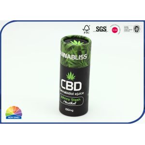 China CBD Ejuice Cannabidiol Packaging Matte Round Packaging Tubes factory