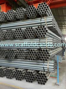 China Q235 GI tube, galvanized scaffolding steel pipe, EN10219, 48.3mm O.D, 500mm,1000mm,2000mm,3000mm,4000mm,5000mm,6000mm factory