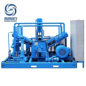 China 40bar High Pressure Oil Free Booster Air Compressor , Industrial Screw Air Compressor factory