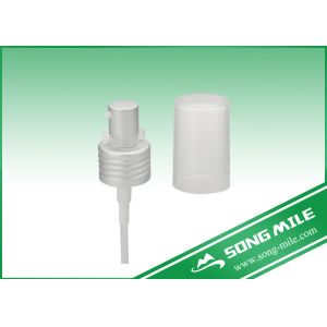 China 24/410 Cosmetic Aluminium Treatment Pump with Ribbed Closure factory