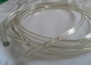 China transmission industrial Polyurethane PU Transparent Smooth Round Belt / Polyurethane Round Belt factory