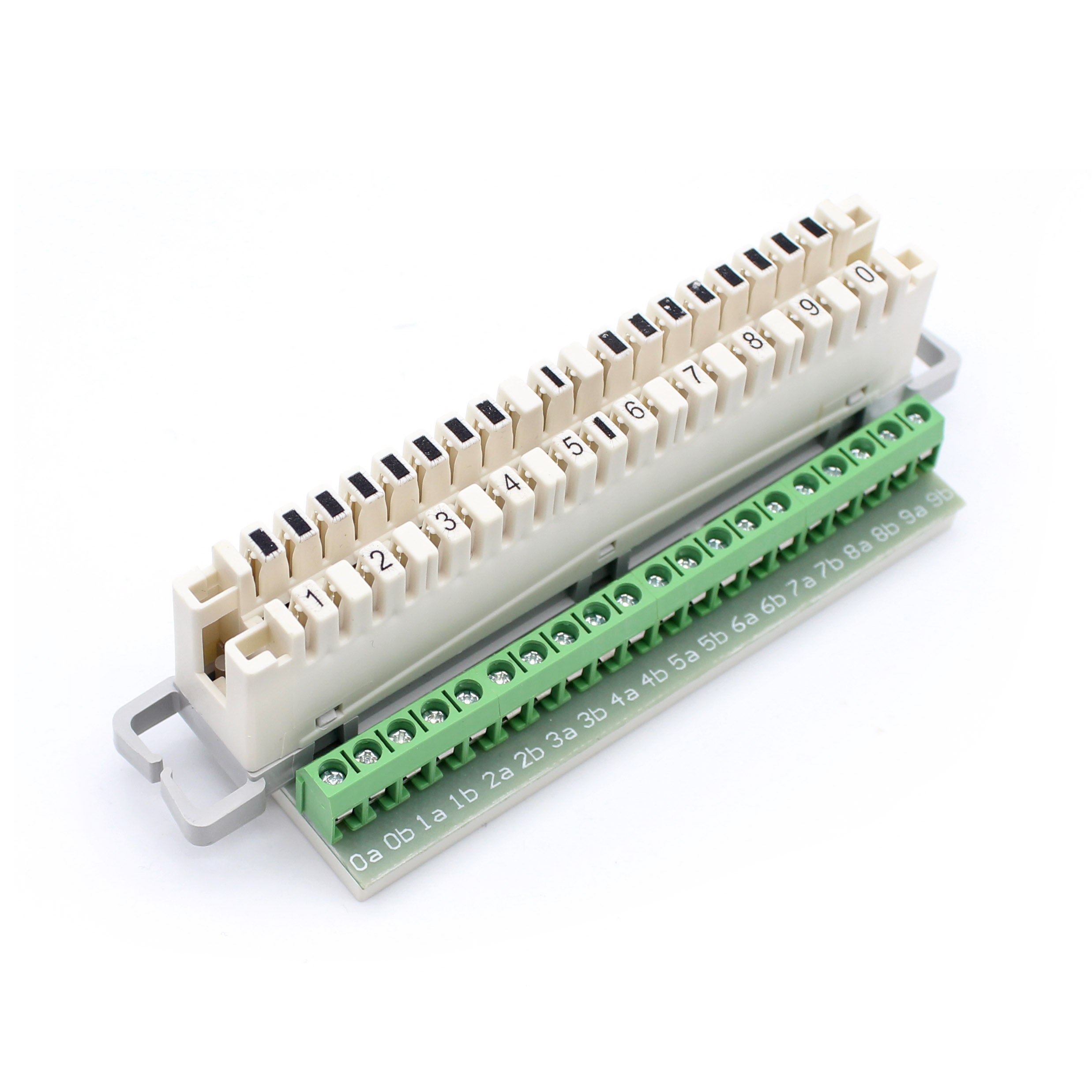 20 Pins Screw Terminal Block Krone Lsa Disconnection Module Content 1 pcs