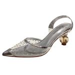 6111-3 Korean Fashion Pointed Shallow Mouth Transparent High Heels Sexy