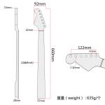 Stratocaster Style Electric Guitar Neck DIY Parts 660 MM Length