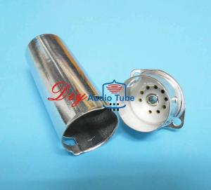 China 9 Pin Vacuum Tube Sockets Silver Color 70mm Shield Length For EL84 6P14 6BQ5 factory