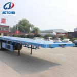 ISO9001 Certified 40ft 3-Axle Flatbed/Skeletal Container Trailer for Container