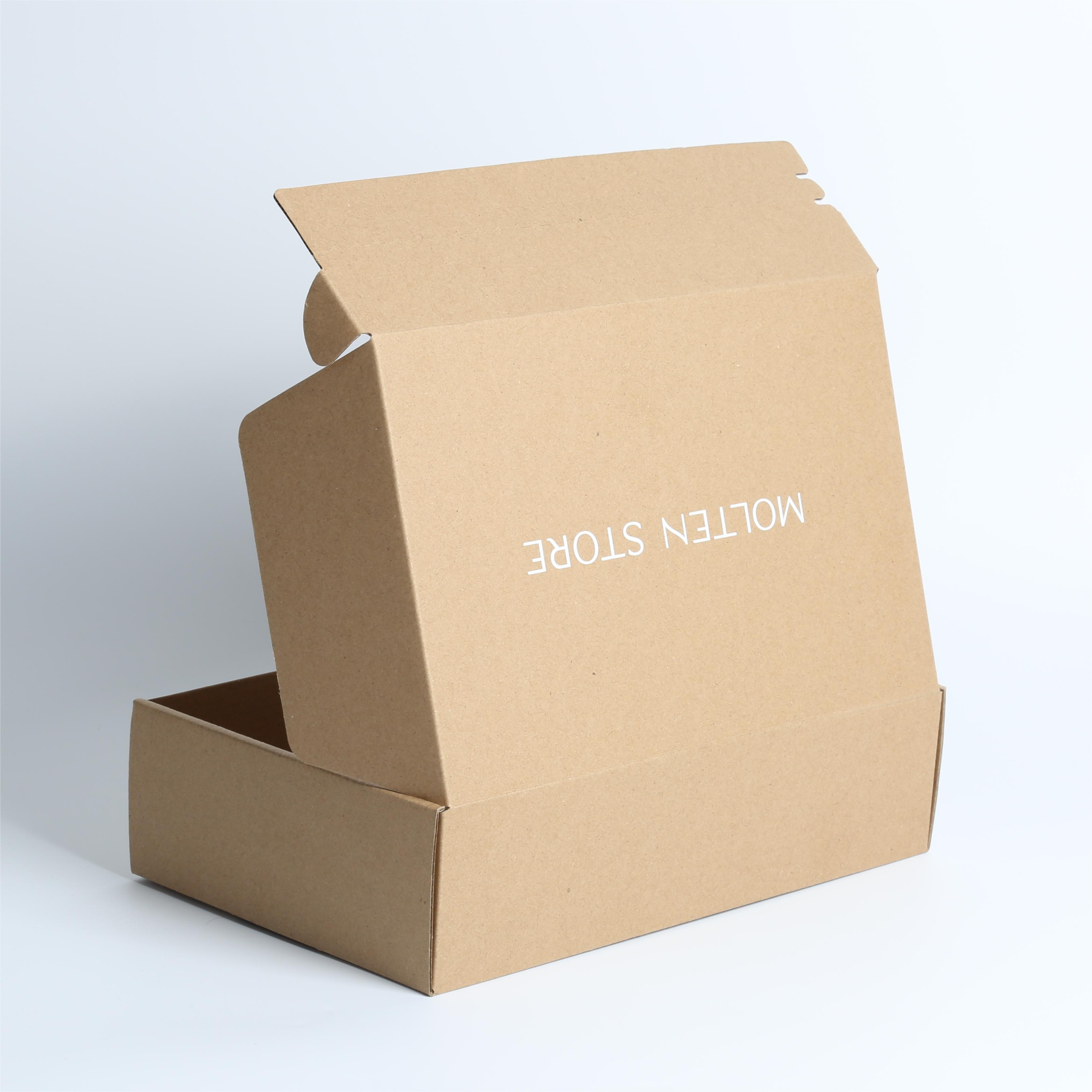 Corrugated Zipper Paper Box Eco-friendly and Durable Packaging for Small Business